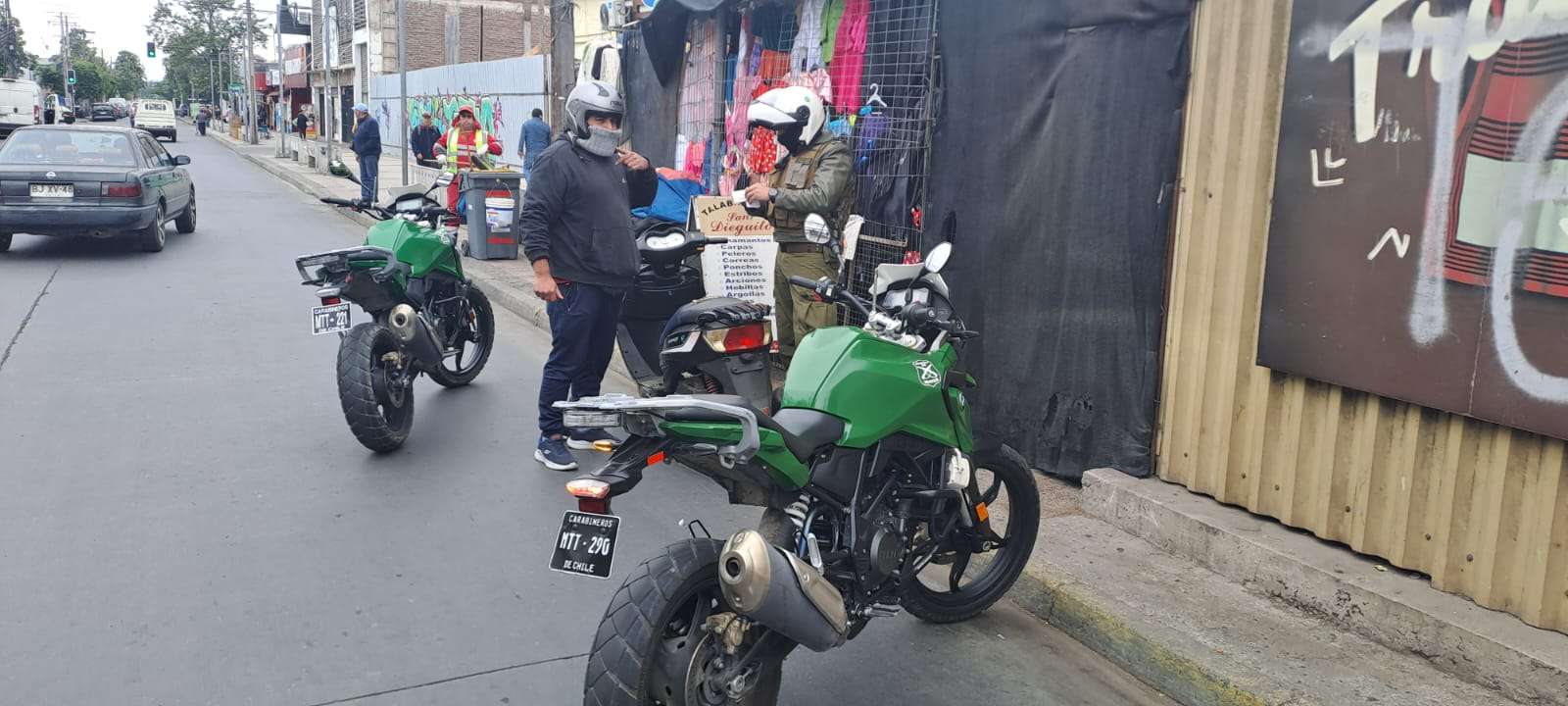 Carabineros arresta a 11 individuos durante una operación preventiva en el centro de Rancagua.