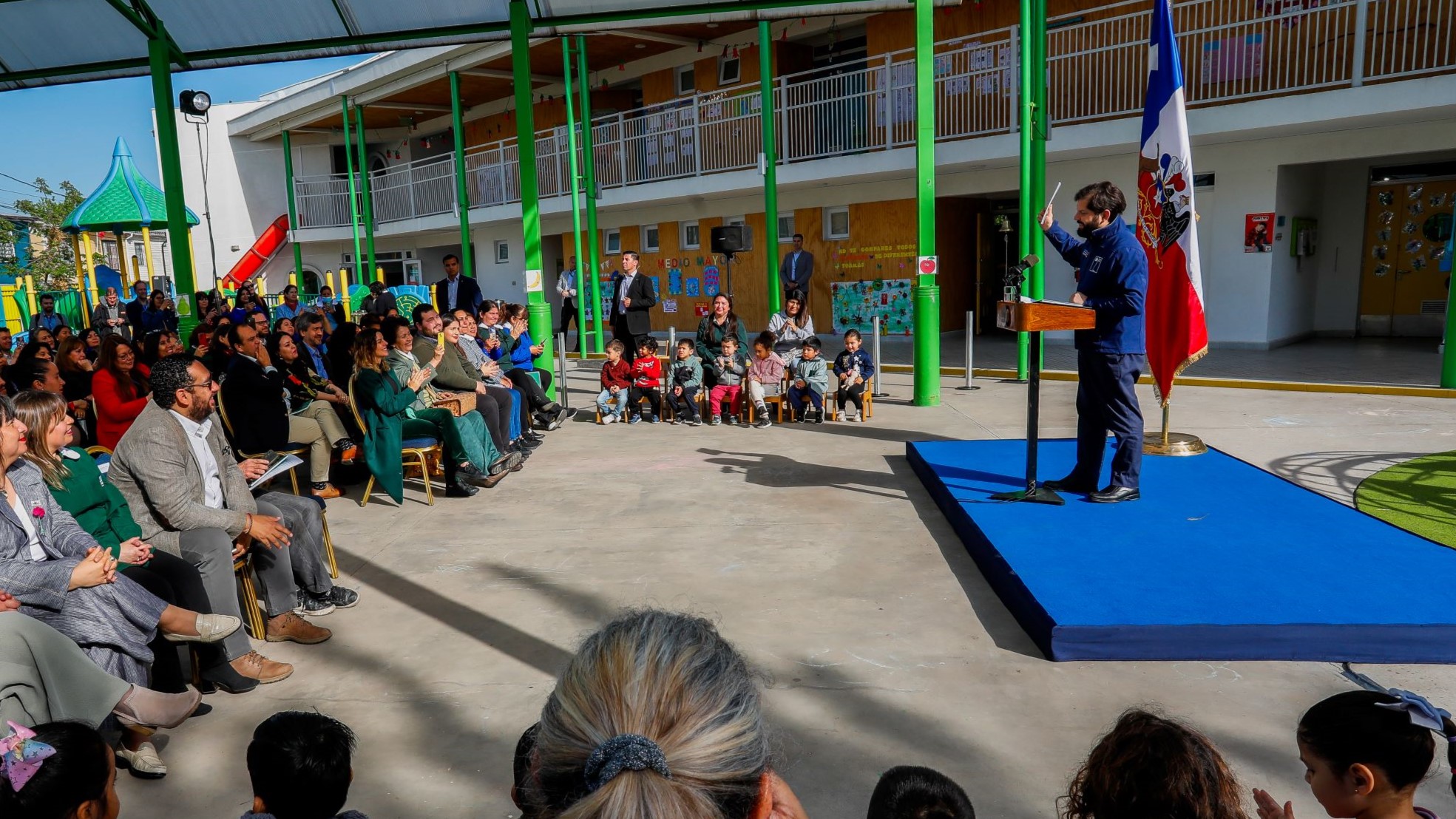 Presidente Boric y ministro Cataldo encabezan la conmemoración de los 160 años de la Educación Parvularia Pública en Chile.