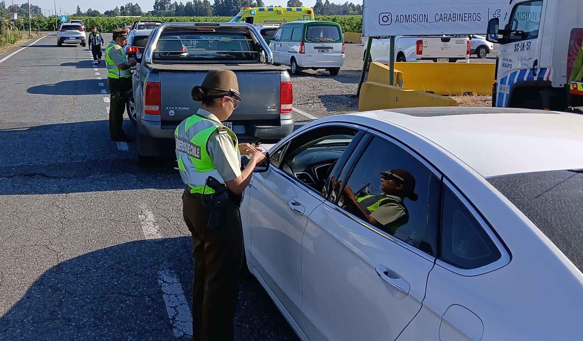 Cinco personas fueron sorprendidas manejando bajo los efectos del alcohol en Colchagua.