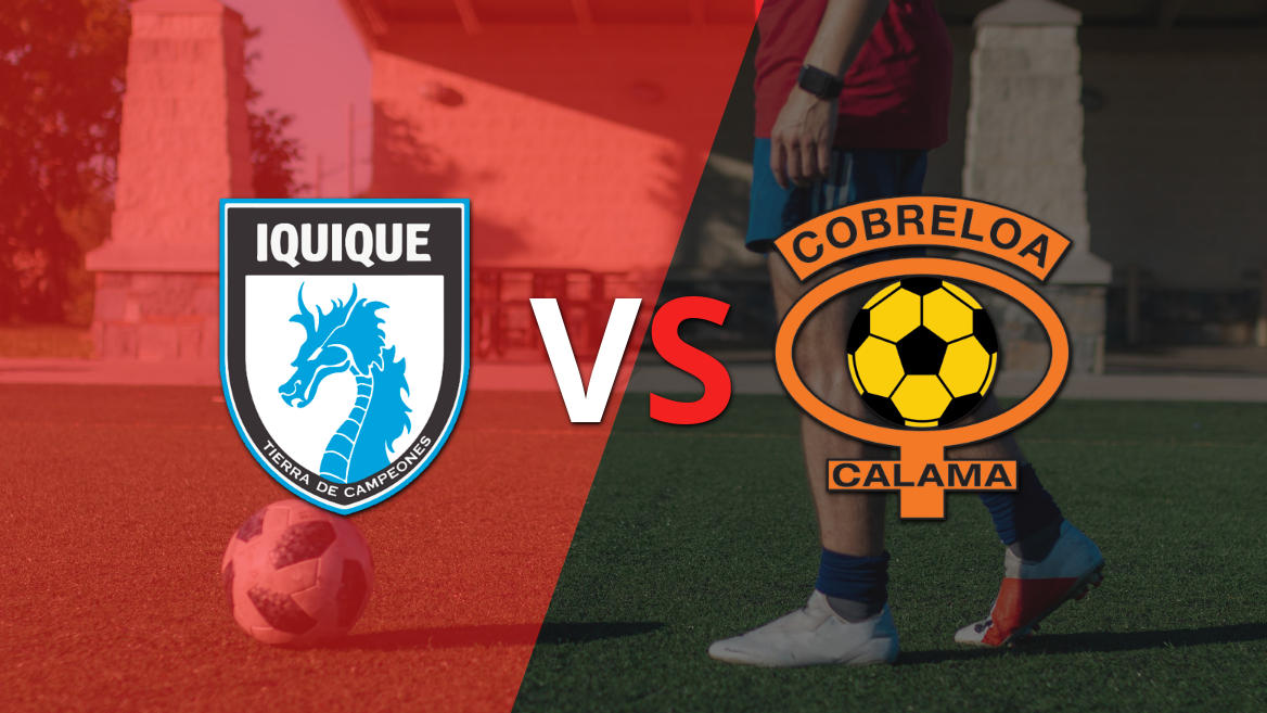 Inicia el partido entre Deportes Iquique y Cobreloa.