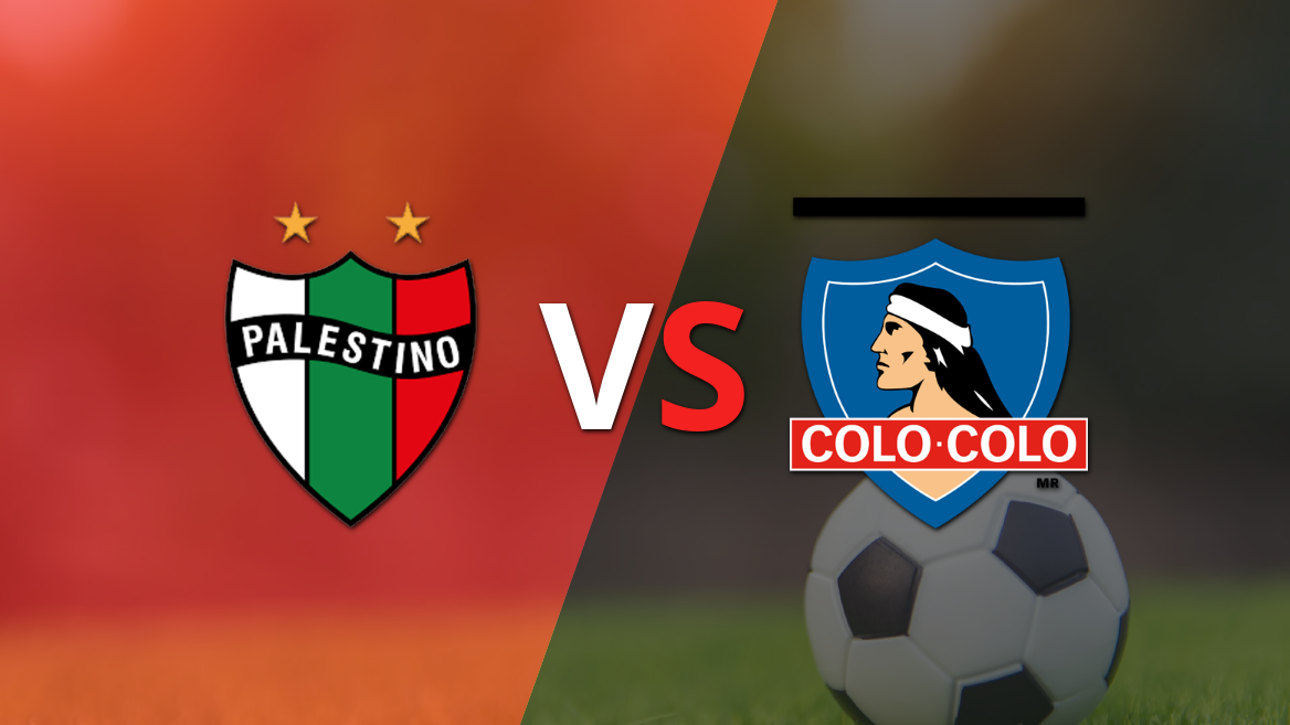 Comienzan las acciones del duelo entre Palestino y Colo Colo.