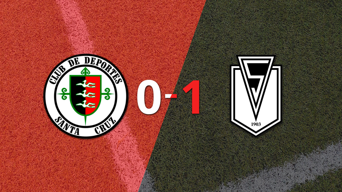 Con un gol de Sebastián Salazar, Santiago Morning triunfó 1 a 0 sobre Dep. Santa Cruz.