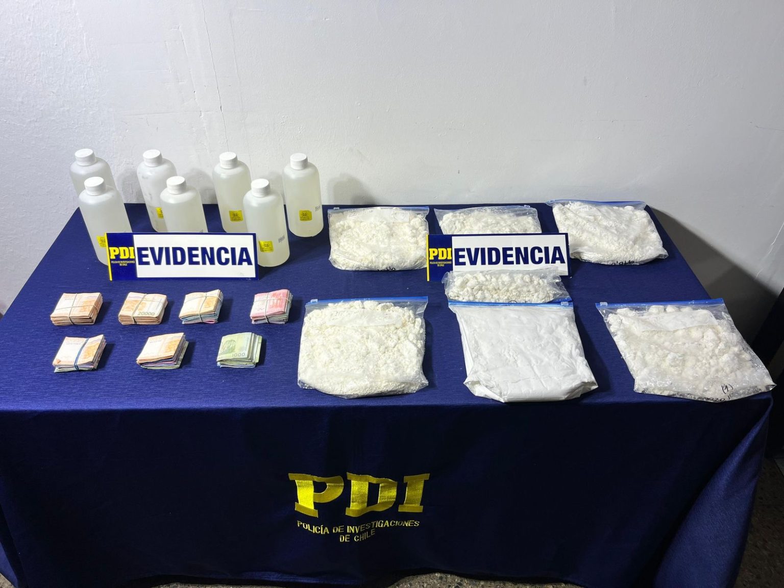 Desmantelada una red de distribución de drogas en el Maule.