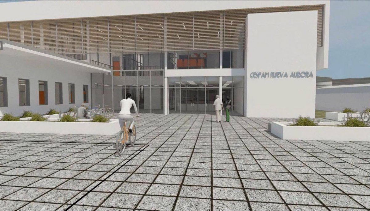 Se avanzan las obras del Cesfam provisional para Nueva Aurora y Recreo con su adjudicación.