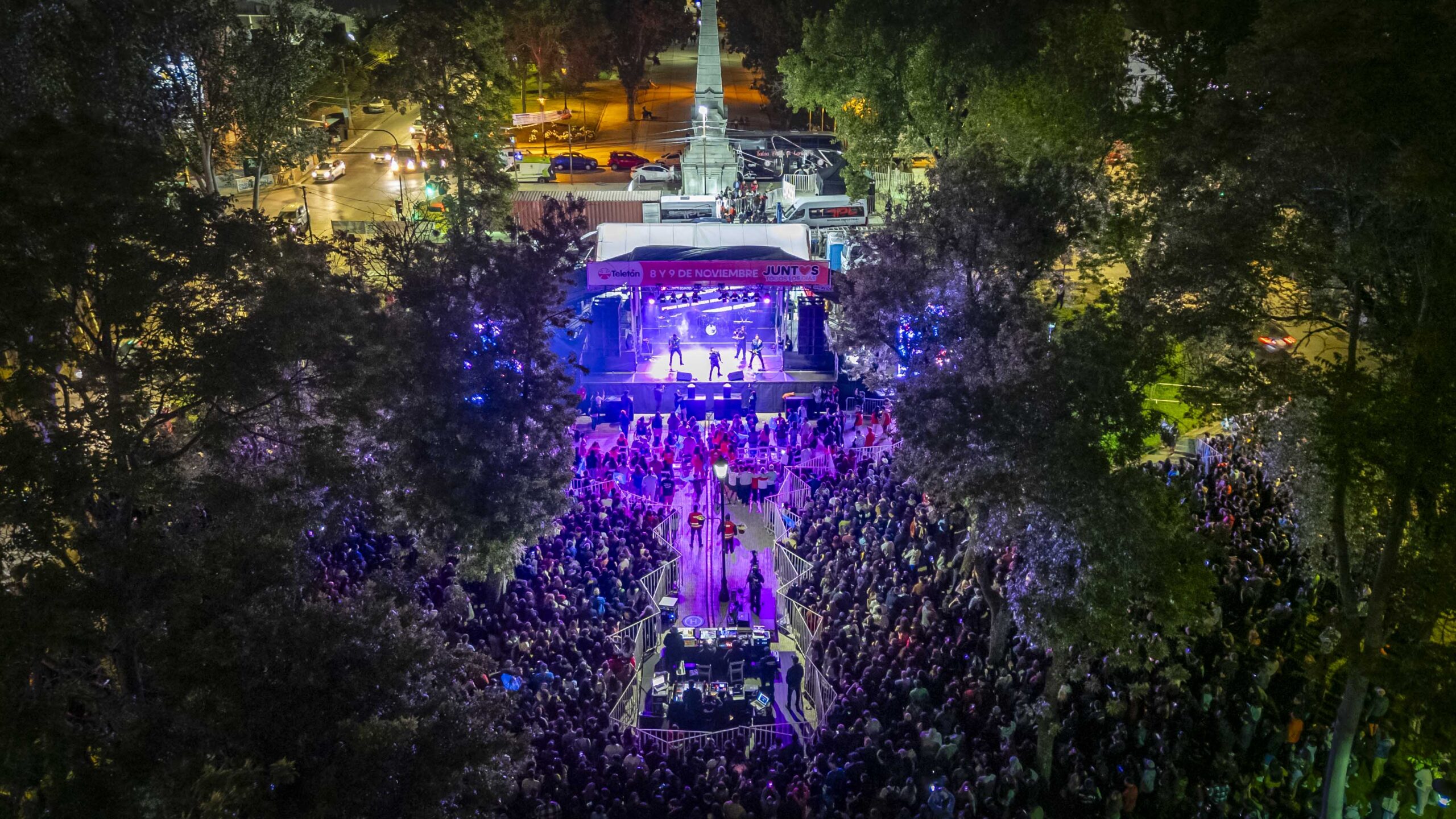 Más de 8 mil personas disfrutaron de la Gira Teletón en Talca.