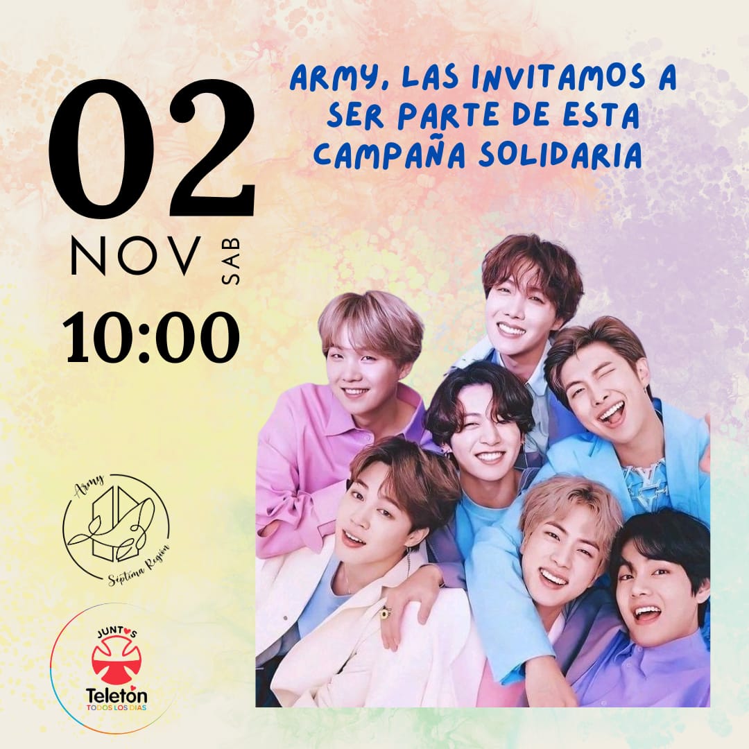 Armys, unámonos para pintar por la Teletón: Evento benéfico en Talca.