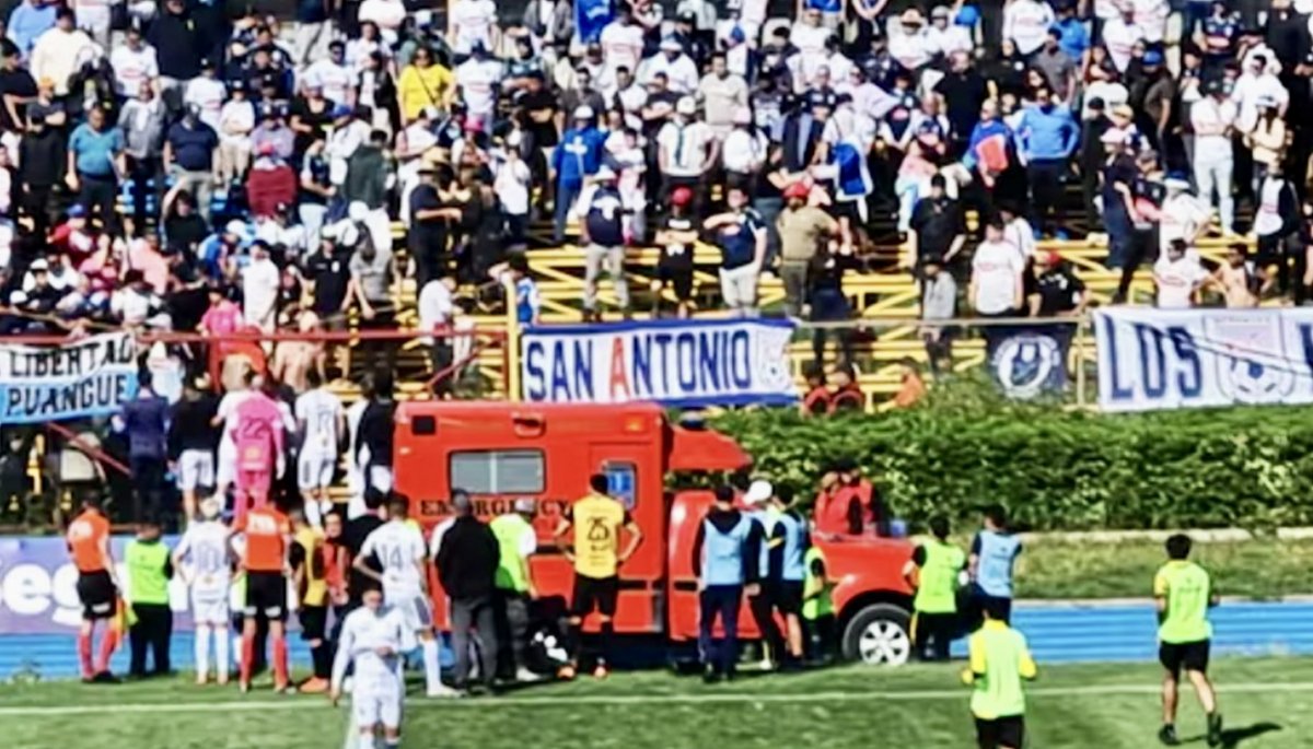 Melipilla toma acciones contra los hinchas que causaron disturbios en el partido contra Lautaro de Buin.