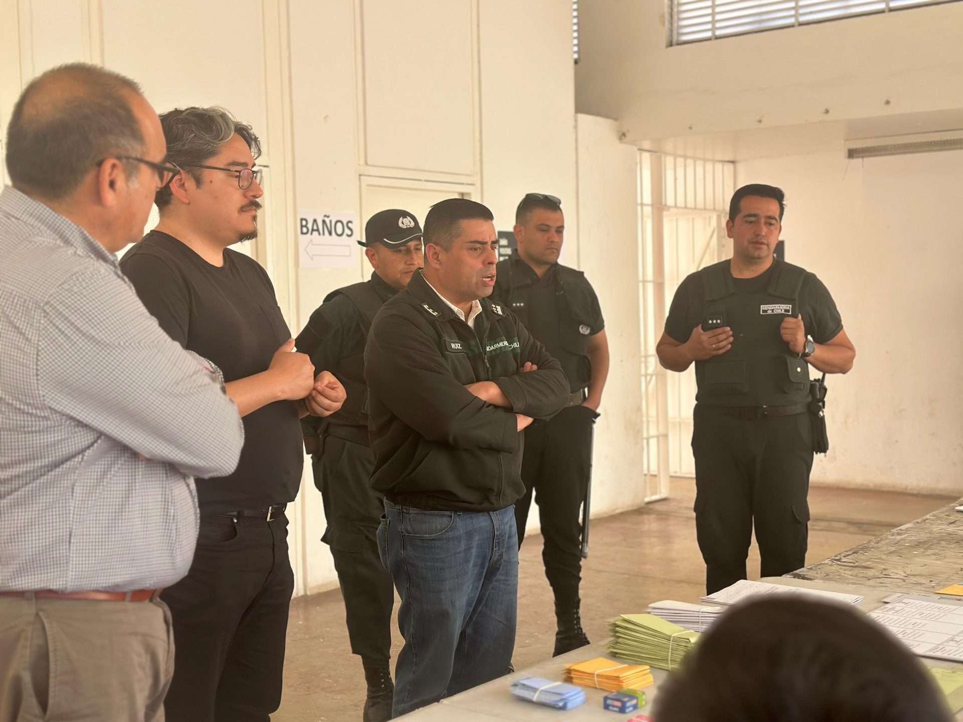 En la prisión de Rancagua opera un centro de votación.