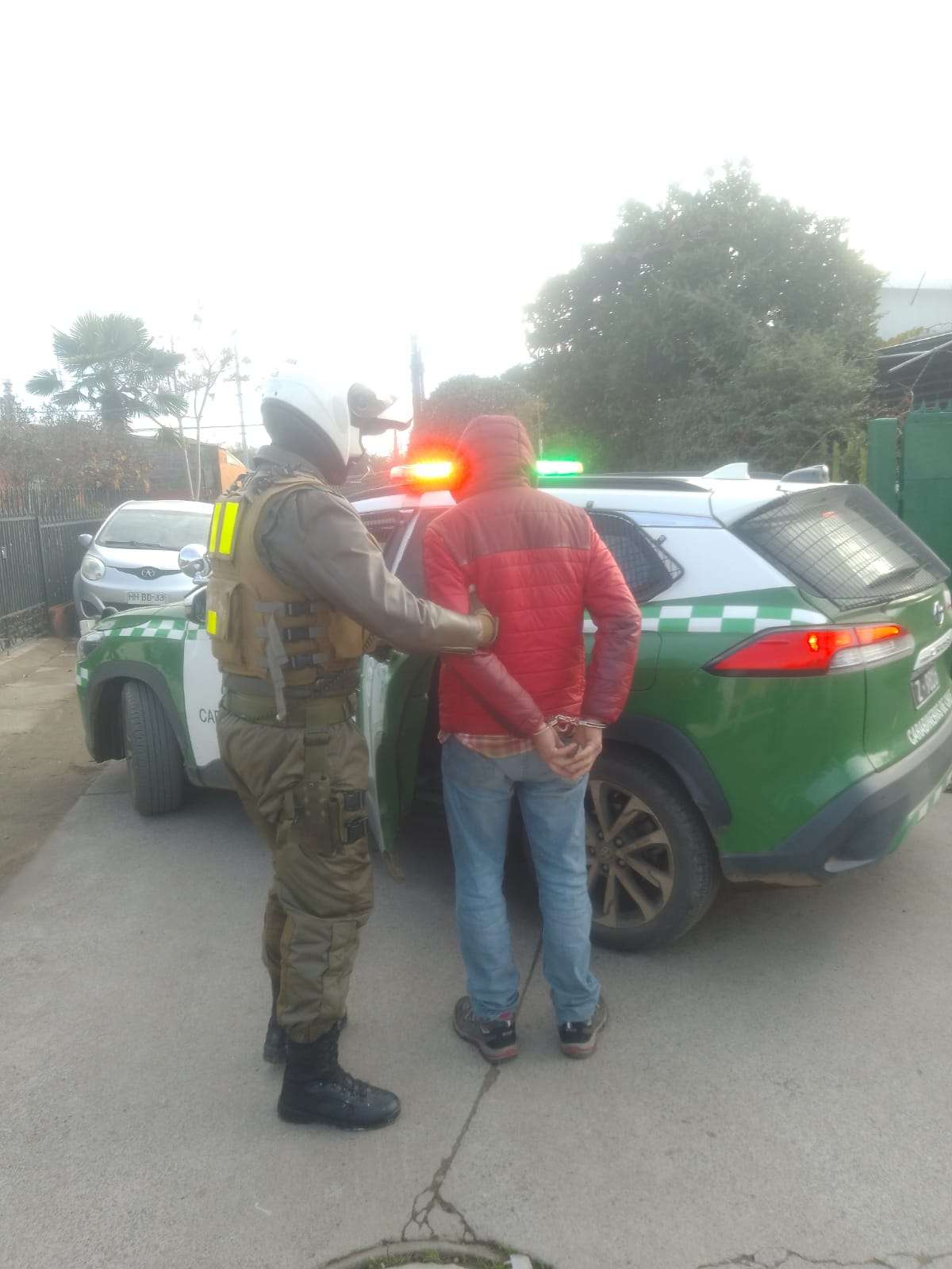 Tres detenidos con órdenes de aprehensión activas en Rengo.