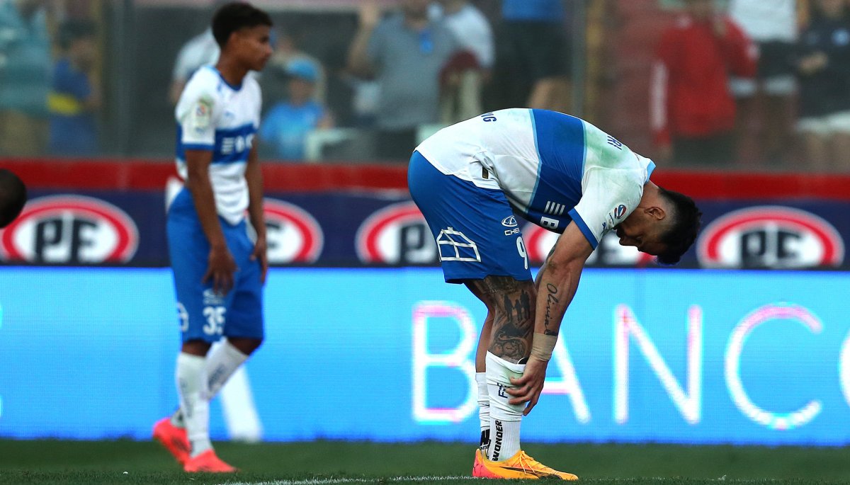 Desesperación en Universidad Católica tras ser eliminado de la Libertadores al caer ante Coquimbo Unido.