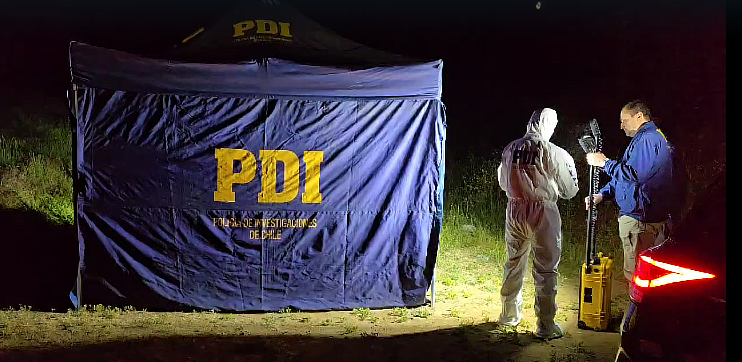 Investigan el descubrimiento de dos cuerpos en un canal de riego próximo a Cauquenes.