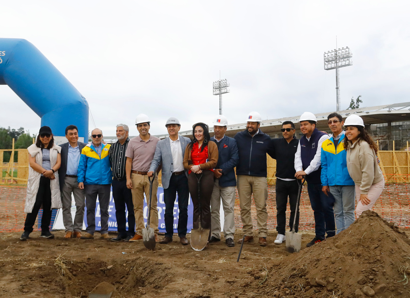 Comienzan las obras de finalización del Estadio La Granja en Curicó.