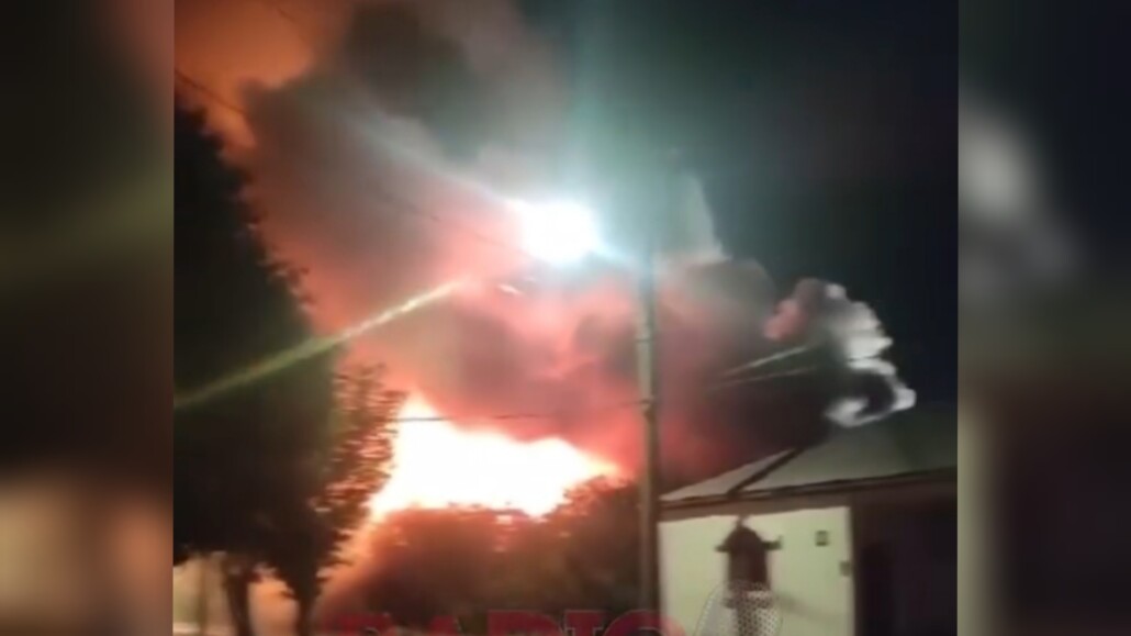 Un incendio arrasó con una casa en una localidad de Tucapel.