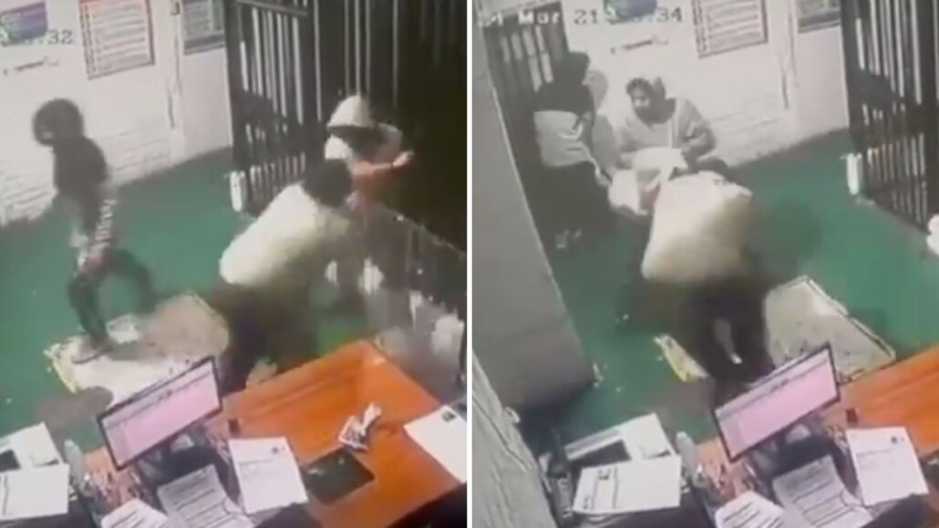 Video: Captan el instante preciso en que detenidos escapan de comisaría de Carabineros.