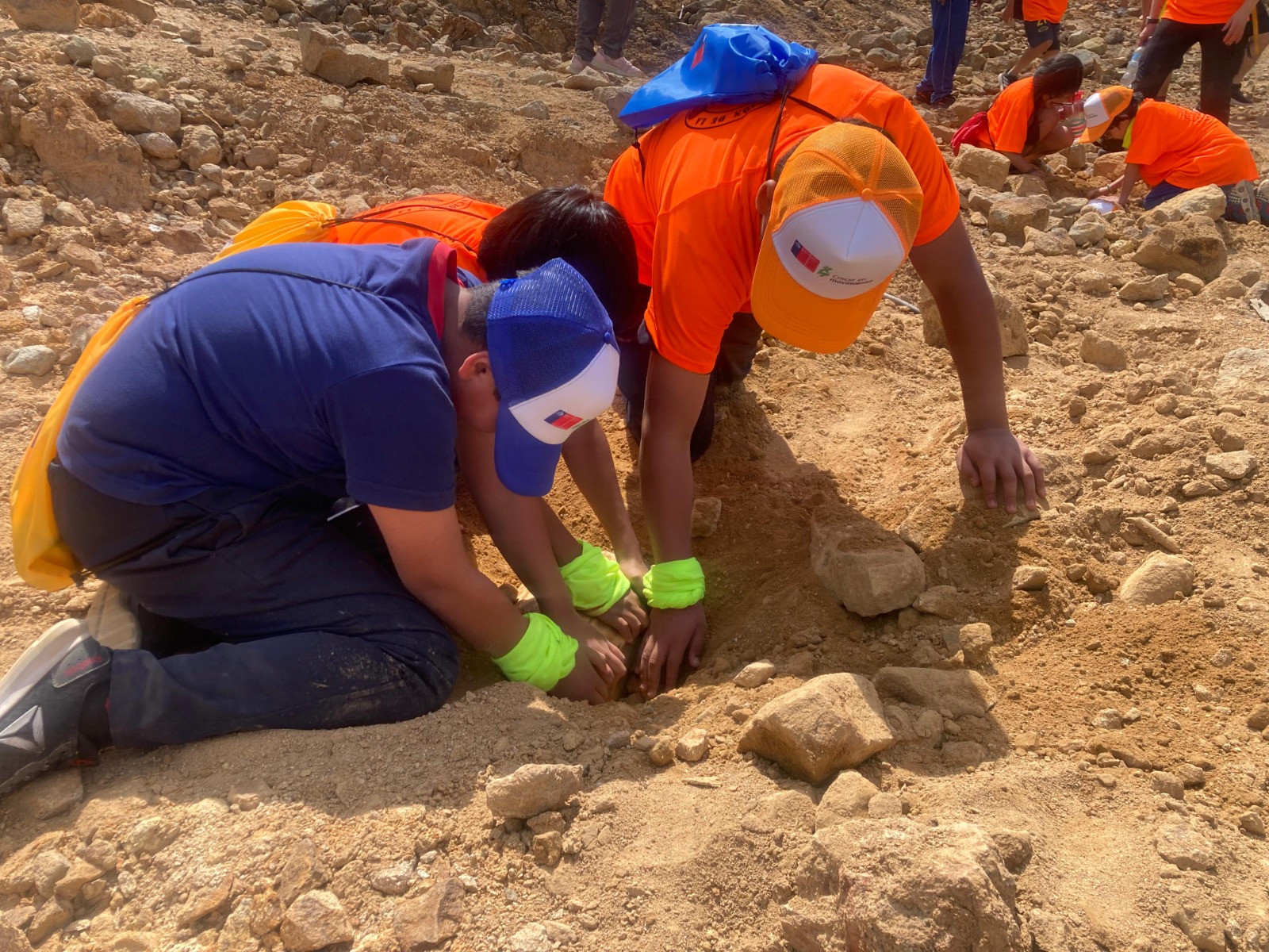 Más de 200 estudiantes se reunió en Maule para participar en el Trekking de la Búsqueda del Tesoro.