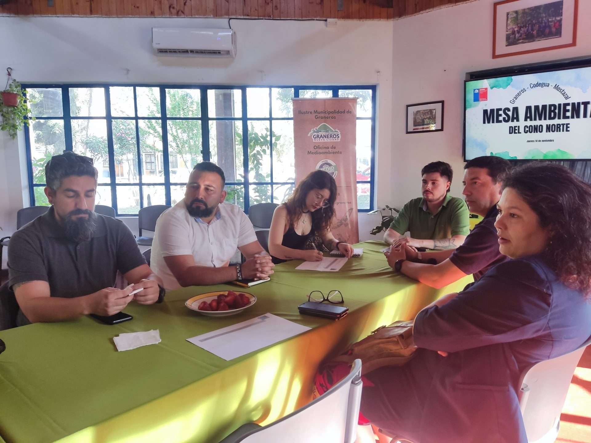 Inauguración de nueva mesa ambiental en Graneros