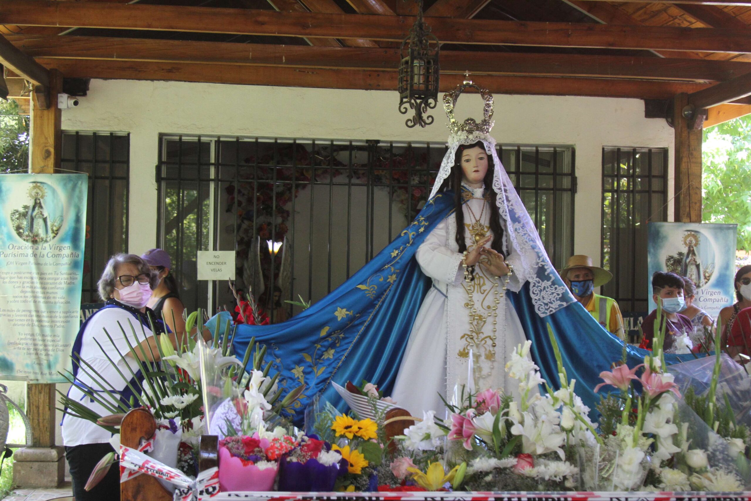 Los santuarios están preparados para recibir a los peregrinos el 8 de diciembre.