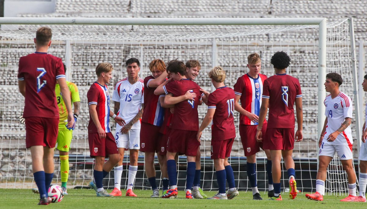 Chile sub-20 cayó por un estrecho margen frente a Noruega en un partido amistoso de preparación para el Sudamericano y el Mundial.