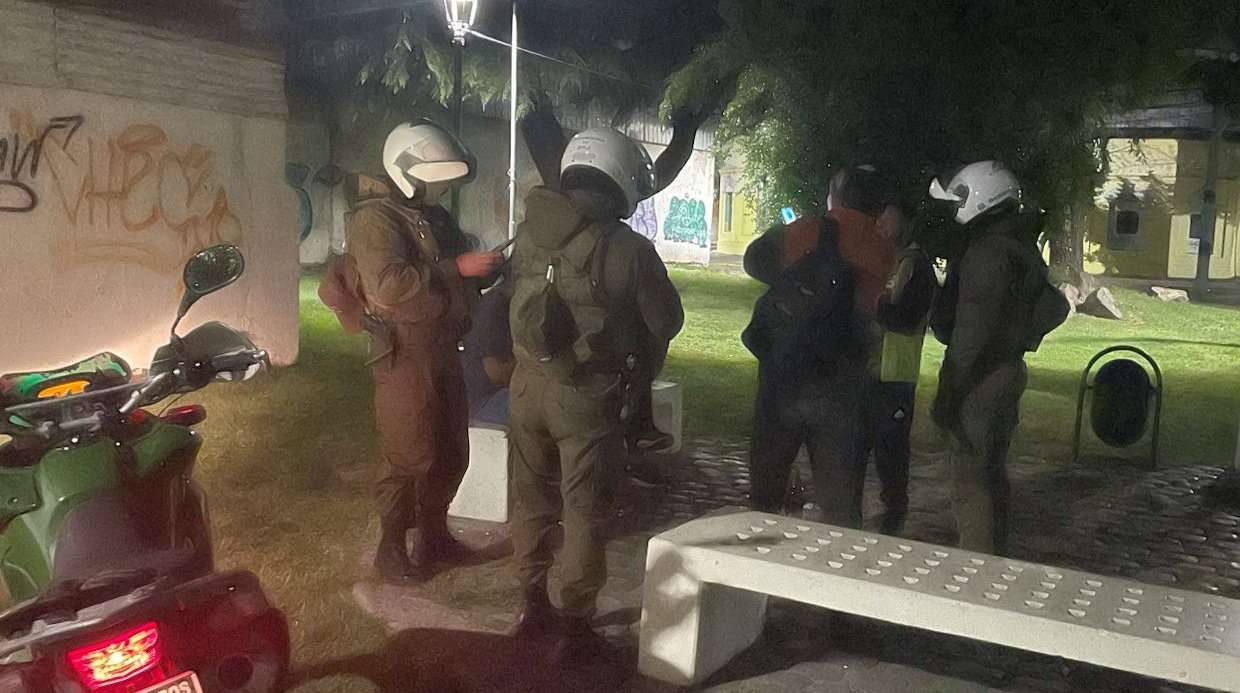 Detenido por robo con violencia en el centro de la ciudad.