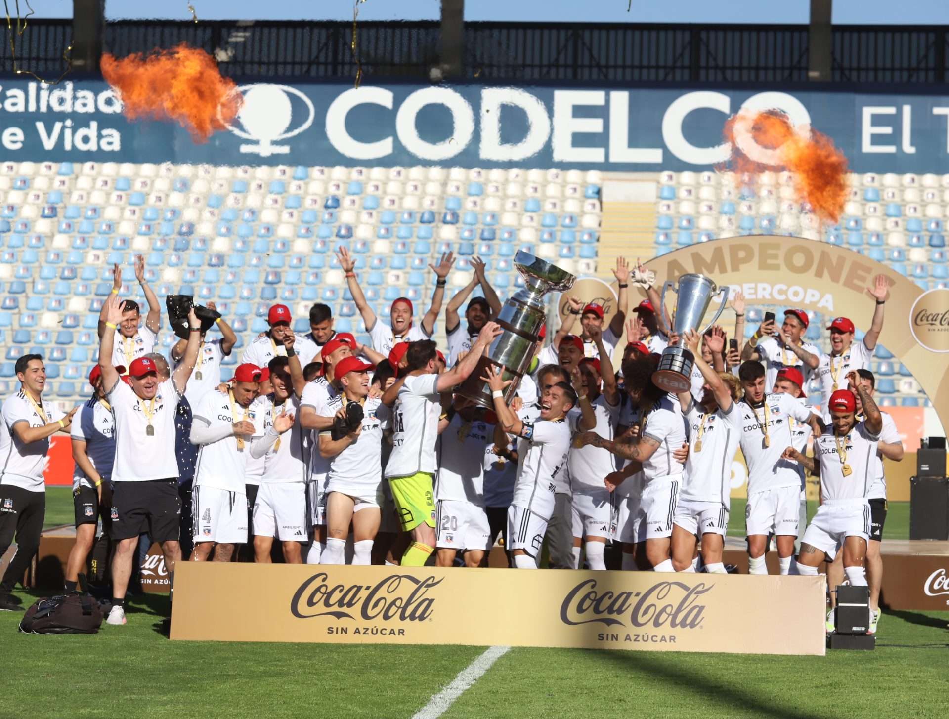 El equipo celebró su campeonato en Rancagua.