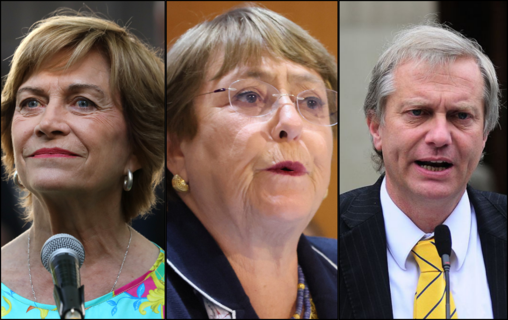 Evelyn Matthei se mantiene en la delantera según las encuestas.