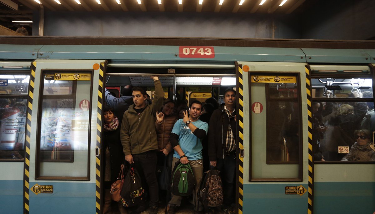 En octubre de este año, el Metro de Santiago movilizó a 60,3 millones de personas.