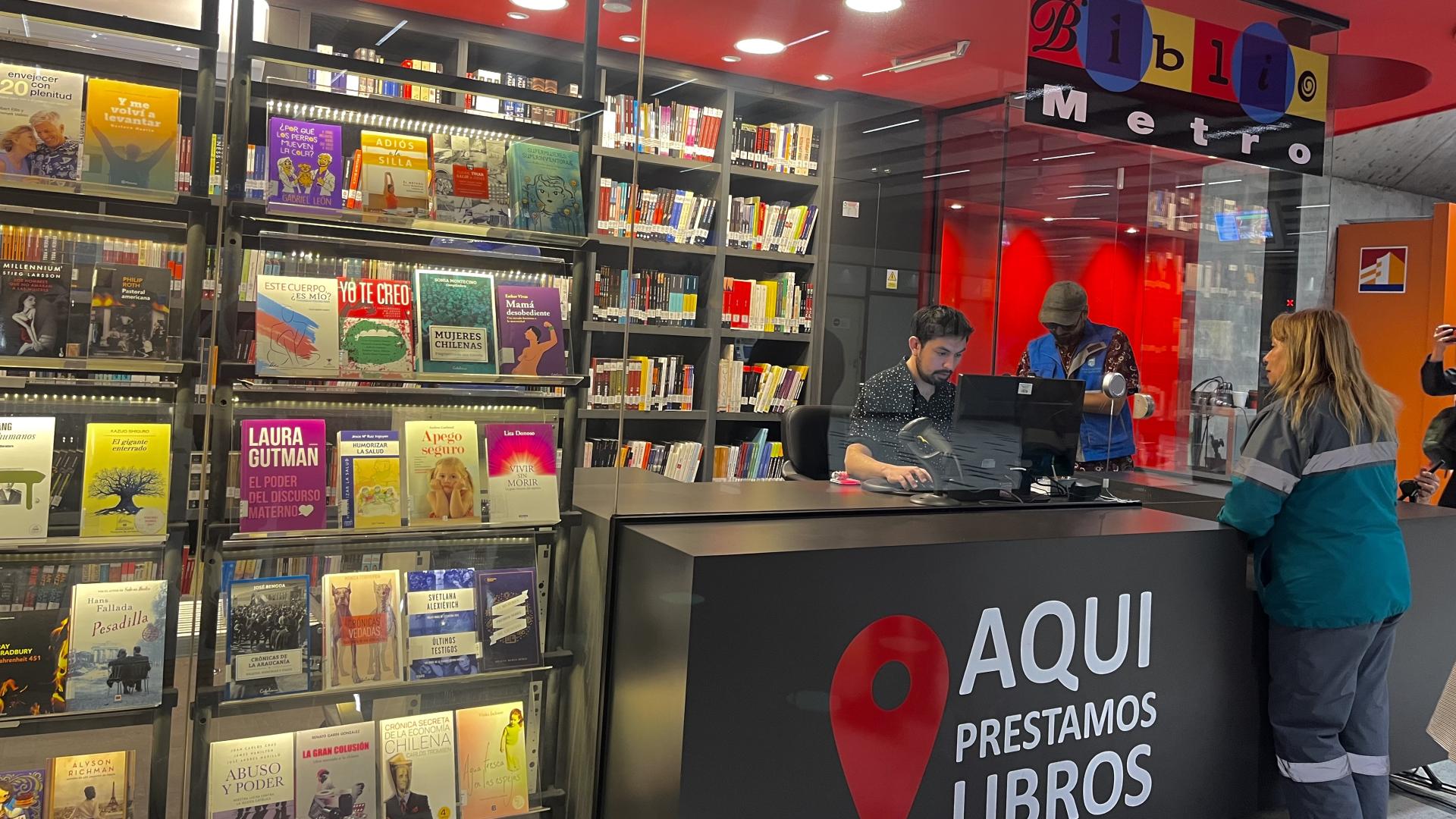 Bibliometro abre un nuevo módulo en la estación Los Libertadores de la Línea 3.