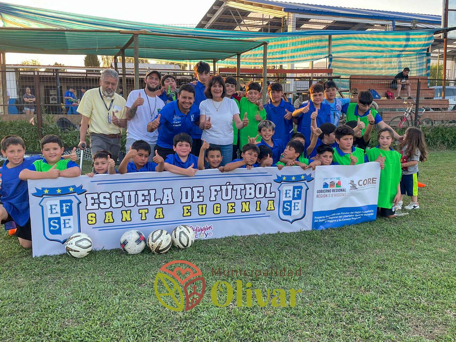 Nueva indumentaria deportiva para representar a Olivar gracias a proyecto del GORE.