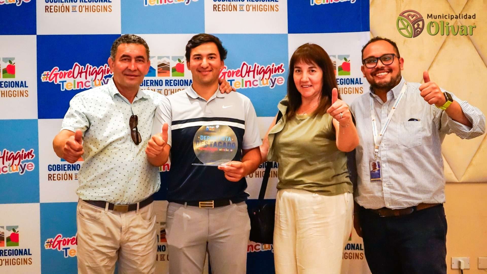 Golfista olivarino reconocido entre los jóvenes deportistas con mayor proyección de la región.