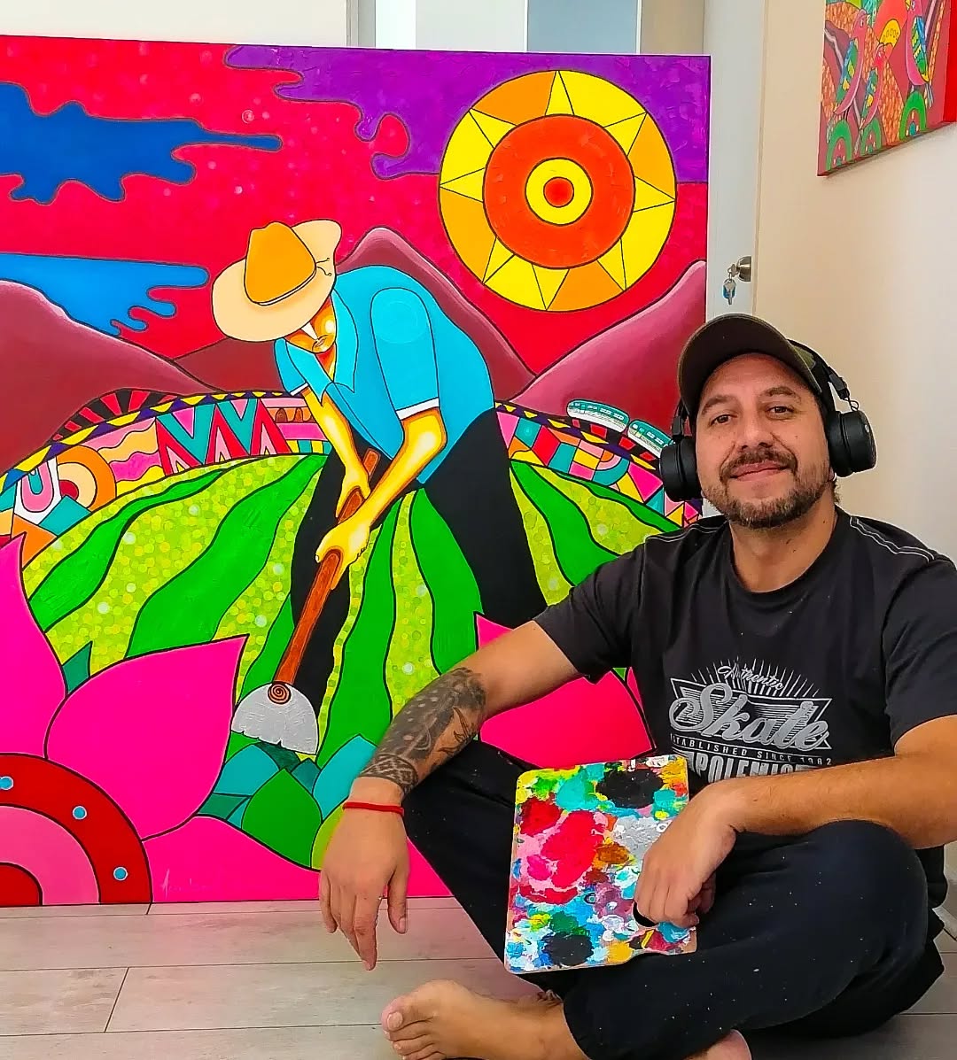 Aníbal Vera: Muestra y comercialización de sus obras en Talca.