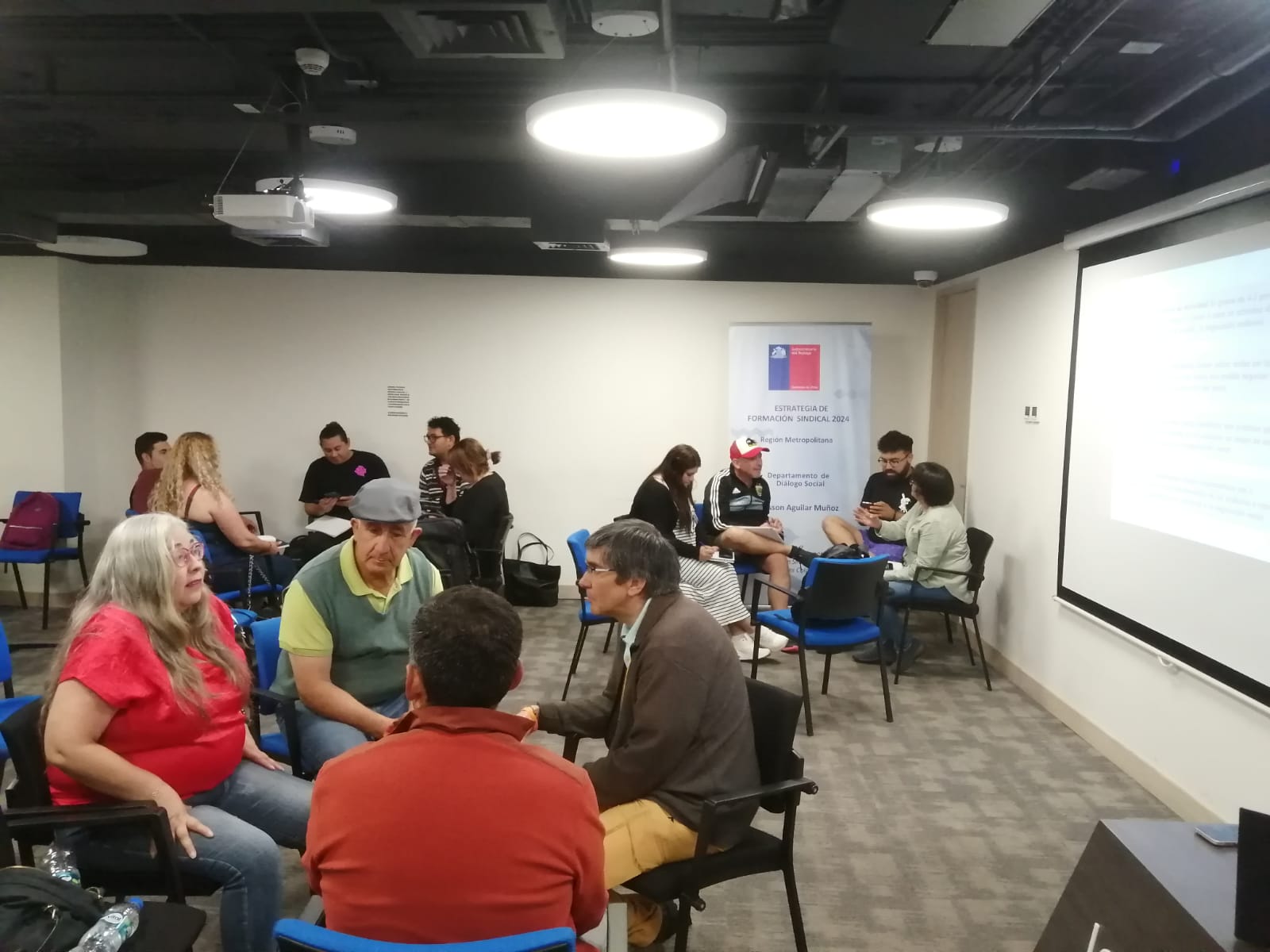 Lanzamiento de la Escuela de Formación Sindical Avanzada en la Región Metropolitana 2024.