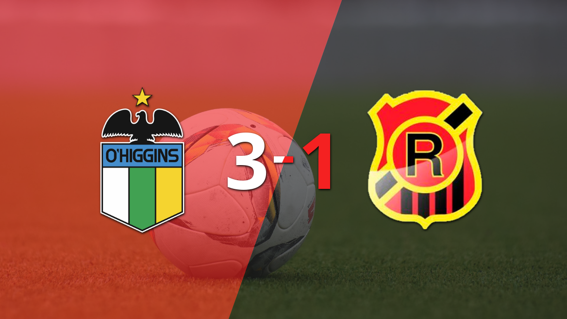 Sin muchas complicaciones, O’Higgins derrotó 3-1 a Rangers.