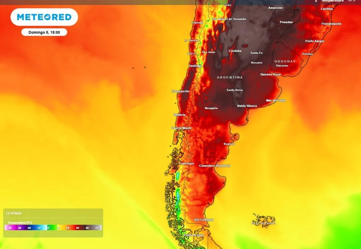Advertencia por Temperaturas Extremas en Zonas de Chile.