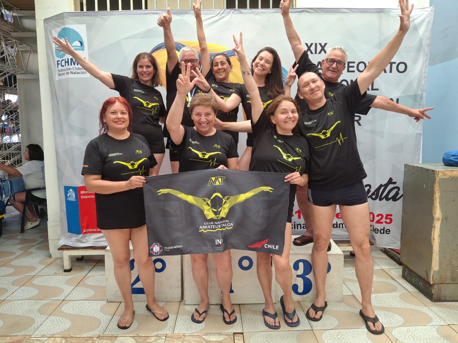 Club Amateur de Natación Talca: Líderes en la natación máster.