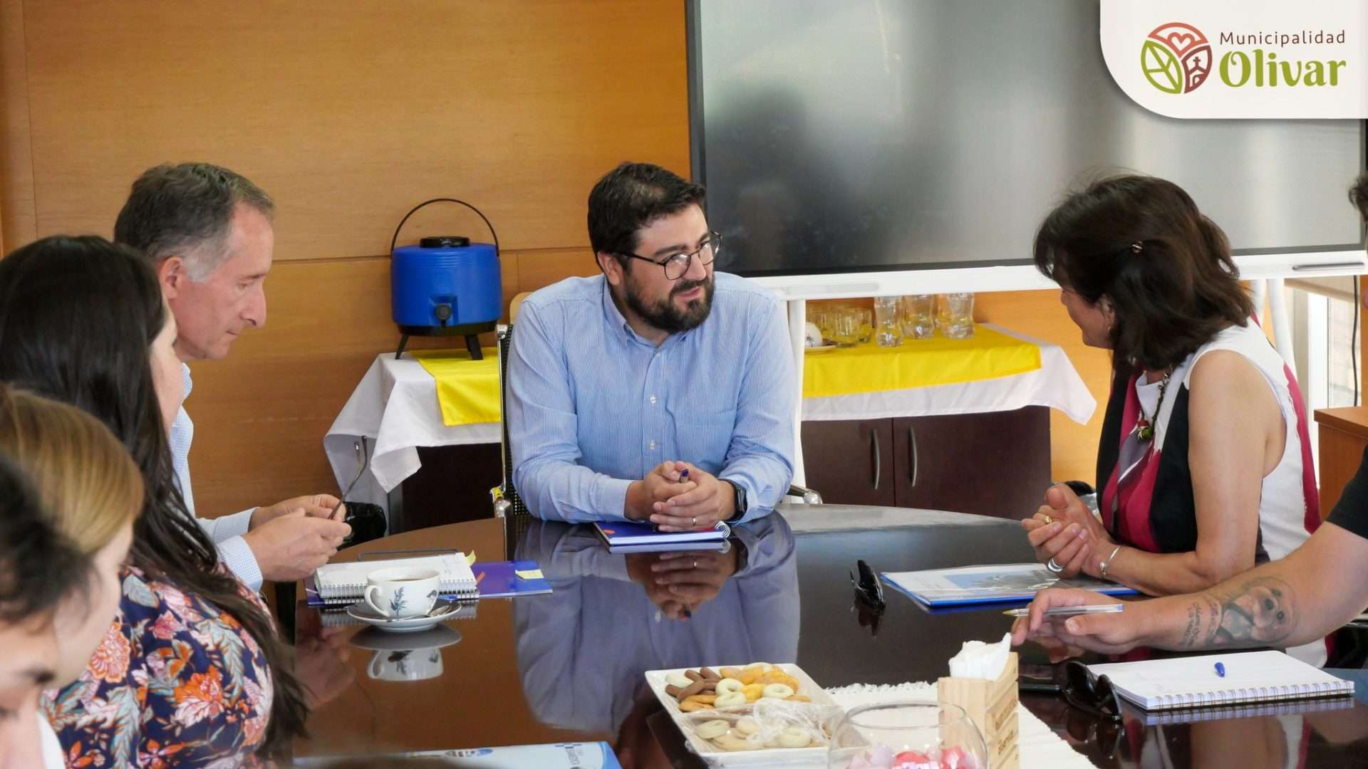 La alcaldesa Montero se reunió con ejecutivos de CGE para evaluar la situación del Comité Las Américas de Gultro.