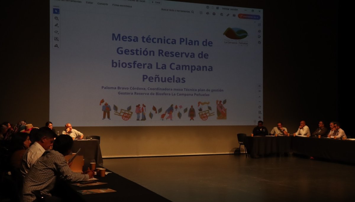 Miembros de la sociedad civil y comunidades indígenas se unen al Comité de Gestión de la Reserva de la Biosfera La Campana-Peñuelas.