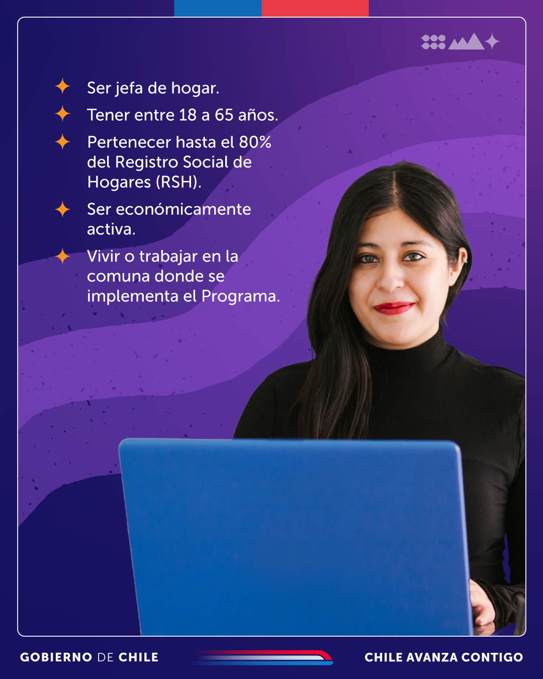 El programa para mujeres jefas de hogar ha iniciado su periodo de postulaciones.