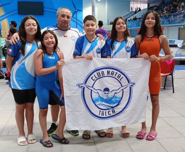 Éxitos sobresalientes en natación: Club Natal de Talca.