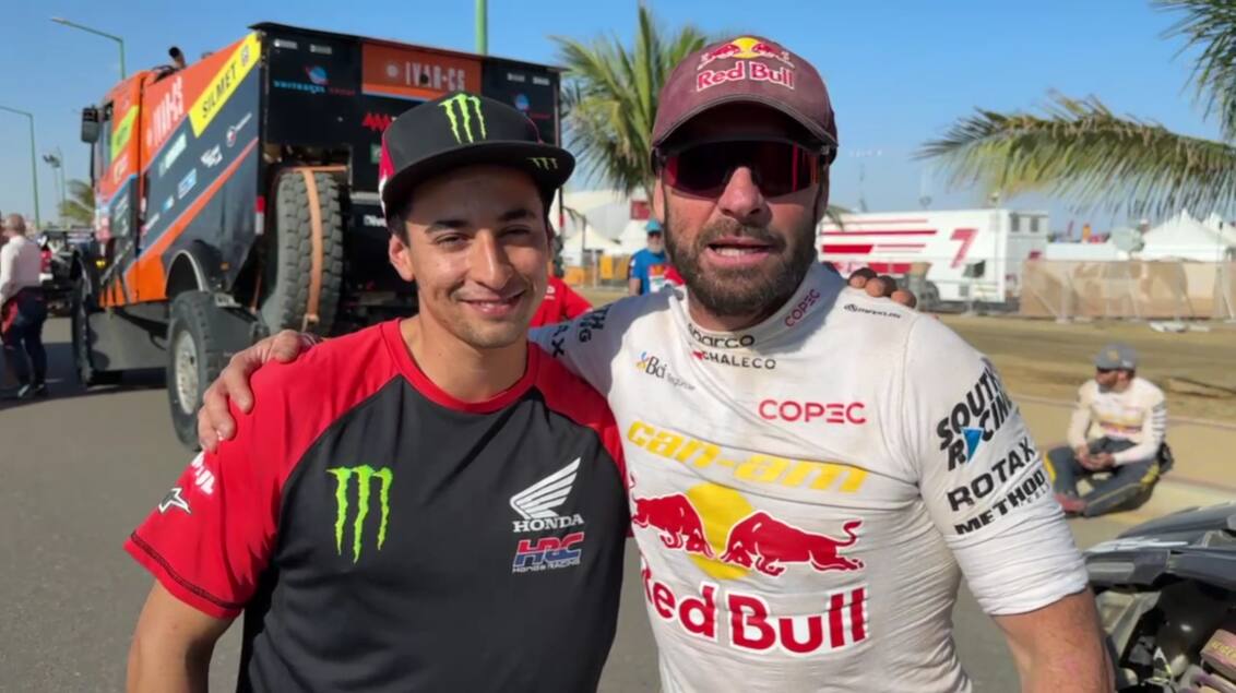 José Ignacio Cornejo acorta diferencias en motos, mientras «Chaleco» López se mantiene firme en el podio de los SSV en el Dakar.