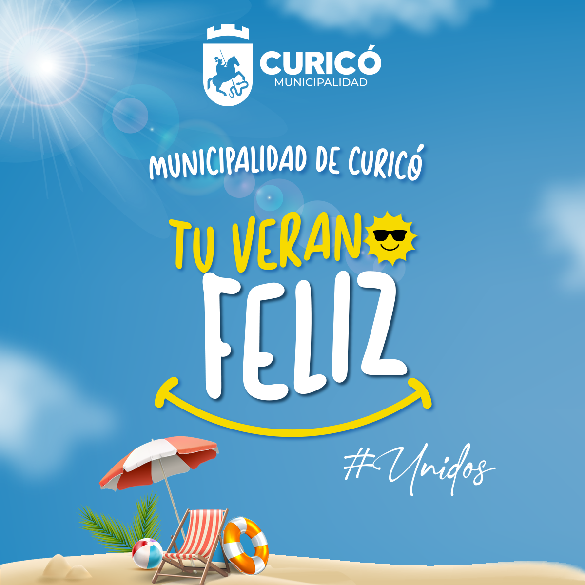El programa «Tu Verano Feliz» fomenta la recreación y el bienestar en Curicó.