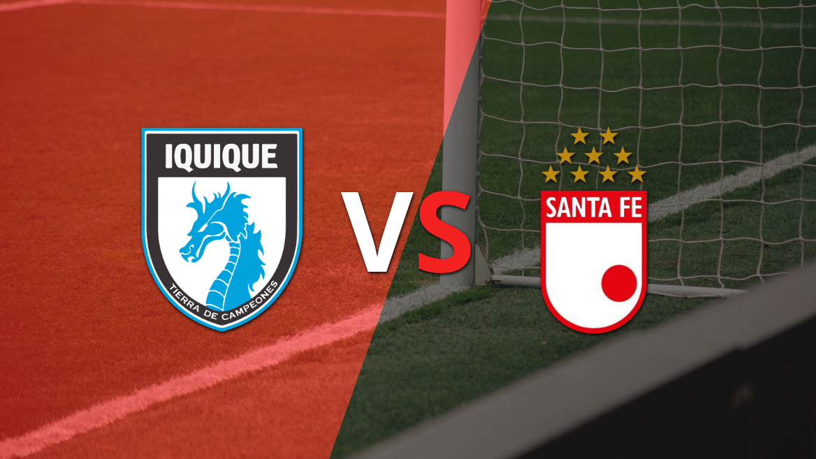 Deportes Iquique y Santa Fe se enfrentan en la llave 1.