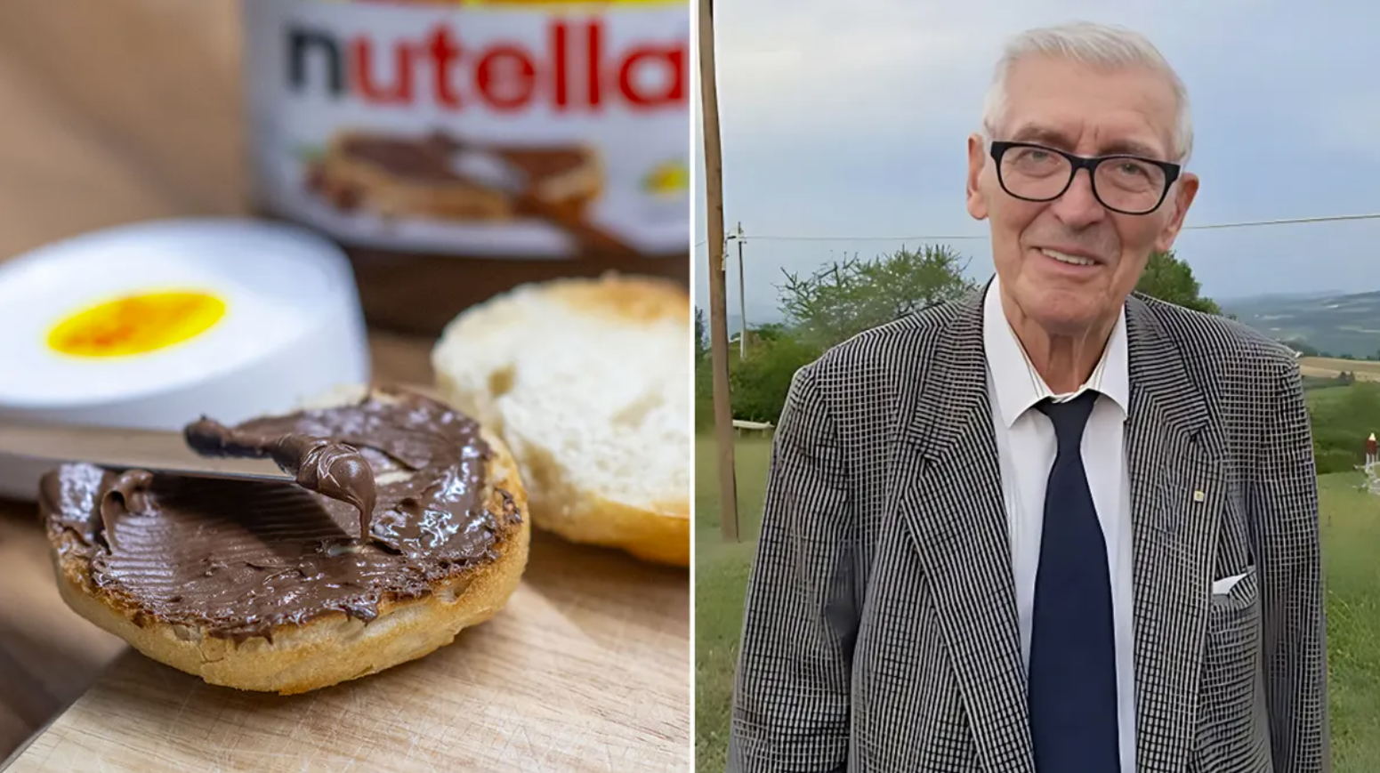Fallece Francesco Rivella, el químico creador de la Nutella.