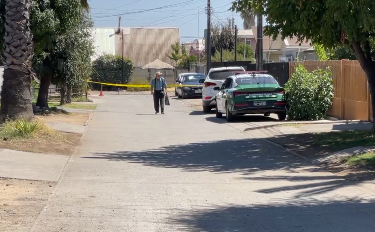 Carabinero utiliza su arma contra un hombre que lo amenazó con una pistola en Curicó.