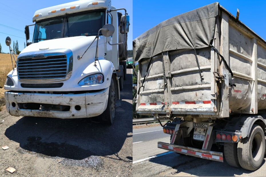 Un camión robado en Los Ángeles fue recuperado en Mulchén: Seis delincuentes fueron arrestados.
