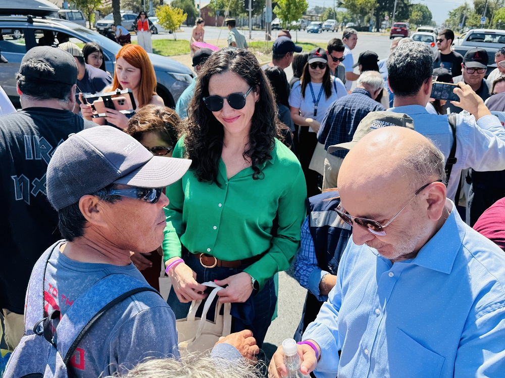 Ministra (s) de Salud presenta pautas sanitarias en feria libre de Rancagua.