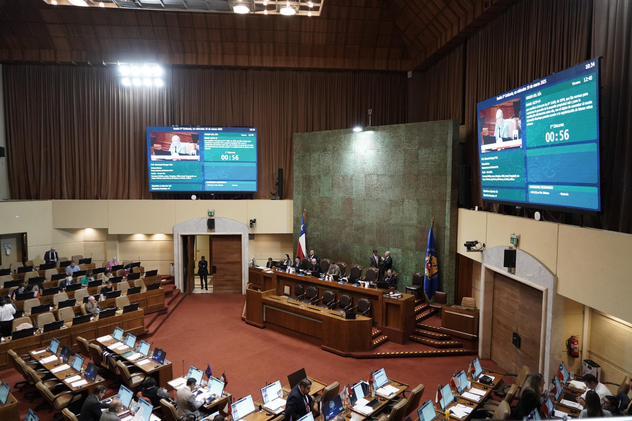 La sala de la Cámara aprueba por unanimidad un proyecto que actualiza el monto del avalúo fiscal necesario para que una propiedad pueda optar a su regularización.