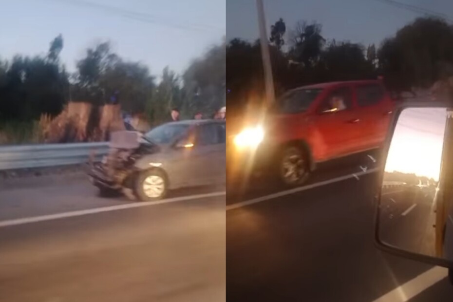 Triple choque causa heridos en la carretera que conecta Los Ángeles con Nacimiento.