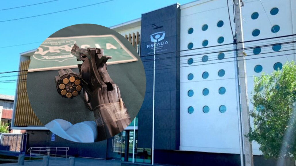 Detienen a sujeto que entró a la Fiscalía de Los Ángeles con armas y munición.