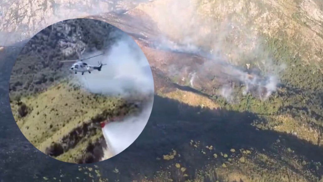 Incendio forestal entre Alto Biobío y Santa Bárbara continúa sin control: el combate terrestre enfrenta obstáculos.