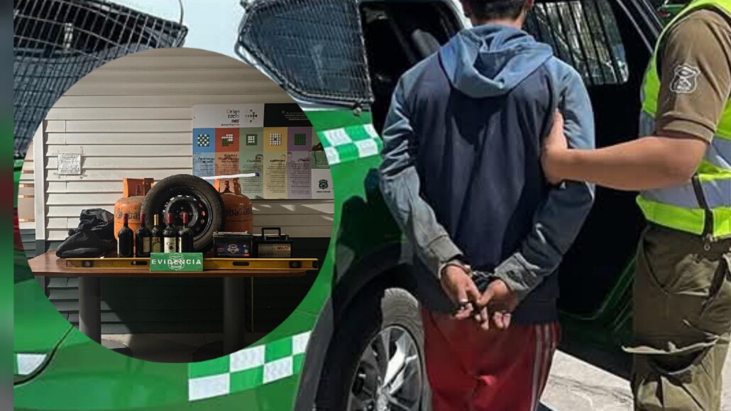 Detienen a un sujeto que escapó con objetos robados de una vivienda en Los Ángeles.